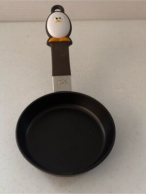Joie Penguin-Accent Nonstick Pan in Black, White & Yellow